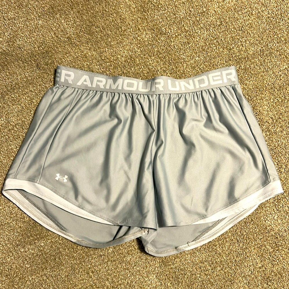 Gray Under Armour Shorts, Women’s Large